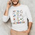 Halloween PE Teacher Spooky Physical Education Teacher Men's Long Sleeve T-Shirt, novelty gifts, funny gifts Halloween PE Teacher Spooky Physical Education Teacher Men's Long Sleeve T-Shirt, novelty gifts, funny gifts