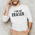 Halloween Teacher Im An Eraser Costume Kids Men Women Men's Long Sleeve T-Shirt, novelty gifts, funny gifts Halloween Teacher Im An Eraser Costume Kids Men Women Men's Long Sleeve T-Shirt, novelty gifts, funny gifts