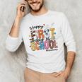 Happy First Day Of School PE Teacher Life Back To School Men's Long Sleeve T-Shirt, novelty gifts, funny gifts