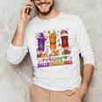 Happy Hallothanksmas Halloween Thanksgiving Pencils Teachers Men's Long Sleeve T-Shirt, novelty gifts, funny gifts Happy Hallothanksmas Halloween Thanksgiving Pencils Teachers Men's Long Sleeve T-Shirt, novelty gifts, funny gifts