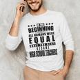 High School Teacher Personalized Men's Long Sleeve T-Shirt, novelty gifts, funny gifts High School Teacher Personalized Men's Long Sleeve T-Shirt, novelty gifts, funny gifts