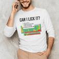 Can I Lick It Periodic Table Chart Science Teacher Men's Long Sleeve T-Shirt, novelty gifts, funny gifts Can I Lick It Periodic Table Chart Science Teacher Men's Long Sleeve T-Shirt, novelty gifts, funny gifts