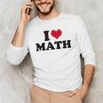 I Love Math Teacher Men's Long Sleeve T-Shirt, novelty gifts, funny gifts I Love Math Teacher Men's Long Sleeve T-Shirt, novelty gifts, funny gifts
