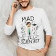 Mad Scientist Shirt Kids Boys Youth Science Teacher Men's Long Sleeve T-Shirt, novelty gifts, funny gifts