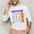 Math Teacher Halloween Costume Calculator Math Pun Men's Long Sleeve T-Shirt, novelty gifts, funny gifts Math Teacher Halloween Costume Calculator Math Pun Men's Long Sleeve T-Shirt, novelty gifts, funny gifts