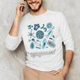 Microbiology Teacher Science Instructor Tee Shirt For Men Women Men's Long Sleeve T-Shirt, novelty gifts, funny gifts
