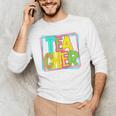 Neon Retro Teacher Cute Teacher Team New Teacher Back To Sch Men's Long Sleeve T-Shirt, novelty gifts, funny gifts Neon Retro Teacher Cute Teacher Team New Teacher Back To Sch Men's Long Sleeve T-Shirt, novelty gifts, funny gifts
