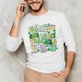 One Lucky Teacher St Patrick's Day Irish Teacher Lucky Era Men's Long Sleeve T-Shirt, novelty gifts, funny gifts