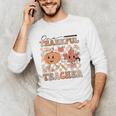 One Thankful Teacher Thanksgiving Groovy Fall Autumn Teacher Men's Long Sleeve T-Shirt, novelty gifts, funny gifts One Thankful Teacher Thanksgiving Groovy Fall Autumn Teacher Men's Long Sleeve T-Shirt, novelty gifts, funny gifts
