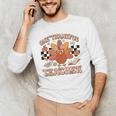 One Thankful Teacher Thanksgiving Retro Groovy Fall Teachers Men's Long Sleeve T-Shirt, novelty gifts, funny gifts One Thankful Teacher Thanksgiving Retro Groovy Fall Teachers Men's Long Sleeve T-Shirt, novelty gifts, funny gifts