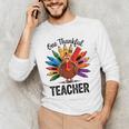 One Thankful Teacher Thanksgiving TurkeyCute Pencil Men's Long Sleeve T-Shirt, novelty gifts, funny gifts