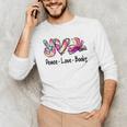 Peace Love Books Librarian Teacher Life Book Library Tie Dye Men's Long Sleeve T-Shirt, novelty gifts, funny gifts Peace Love Books Librarian Teacher Life Book Library Tie Dye Men's Long Sleeve T-Shirt, novelty gifts, funny gifts