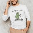 Pre K Grade Teacher Frog Back To School Preschool Men's Long Sleeve T-Shirt, novelty gifts, funny gifts
