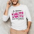 Pre-k Teacher In October We Wear Pink Breast Cancer Men's Long Sleeve T-Shirt, novelty gifts, funny gifts