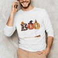Preschool Boo Crew Teacher Halloween Men's Long Sleeve T-Shirt, novelty gifts, funny gifts