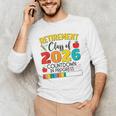 Retirement Class Of 2026 Countdown In Progress Teacher Men's Long Sleeve T-Shirt, novelty gifts, funny gifts