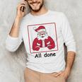 Retro All Done Christmas Special Ed Teacher Team Santa Women Men's Long Sleeve T-Shirt, novelty gifts, funny gifts Retro All Done Christmas Special Ed Teacher Team Santa Women Men's Long Sleeve T-Shirt, novelty gifts, funny gifts
