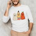 Retro Pencil Ghost Boo Spooky Teacher Halloween Costume Men's Long Sleeve T-Shirt, novelty gifts, funny gifts Retro Pencil Ghost Boo Spooky Teacher Halloween Costume Men's Long Sleeve T-Shirt, novelty gifts, funny gifts