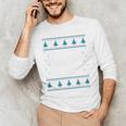 Santas Favorite Band Teacher Christmas Men's Long Sleeve T-Shirt, novelty gifts, funny gifts