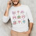 School Pencils And Bows Teacher Bow Coquette Pencil Girls Men's Long Sleeve T-Shirt, novelty gifts, funny gifts School Pencils And Bows Teacher Bow Coquette Pencil Girls Men's Long Sleeve T-Shirt, novelty gifts, funny gifts