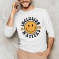Special Education Teacher Autism Awareness Inclusion Matters Men's Long Sleeve T-Shirt, novelty gifts, funny gifts Special Education Teacher Autism Awareness Inclusion Matters Men's Long Sleeve T-Shirt, novelty gifts, funny gifts