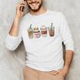 Teacher Fuel Coffee Teacher Mug Latte Iced Coffee Fall Men's Long Sleeve T-Shirt, novelty gifts, funny gifts