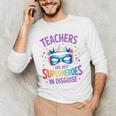 Teachers Are Just Superheroes In Disguise Back To School Men's Long Sleeve T-Shirt, novelty gifts, funny gifts Teachers Are Just Superheroes In Disguise Back To School Men's Long Sleeve T-Shirt, novelty gifts, funny gifts