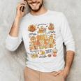 Thanksgiving One Thankful Art Teacher Fall Groovy Men Women Men's Long Sleeve T-Shirt, novelty gifts, funny gifts Thanksgiving One Thankful Art Teacher Fall Groovy Men Women Men's Long Sleeve T-Shirt, novelty gifts, funny gifts