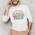 Wildflower Para Floral Paraprofessional Paraeducator Teacher Men's Long Sleeve T-Shirt, novelty gifts, funny gifts Wildflower Para Floral Paraprofessional Paraeducator Teacher Men's Long Sleeve T-Shirt, novelty gifts, funny gifts
