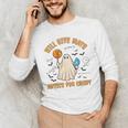Will Give Math Advice For Candy Math Ghost Teacher Halloween Men's Long Sleeve T-Shirt, novelty gifts, funny gifts Will Give Math Advice For Candy Math Ghost Teacher Halloween Men's Long Sleeve T-Shirt, novelty gifts, funny gifts