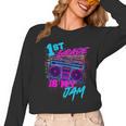 1st Grade Is My Jam Vintage 80s 80's Teacher Student Retro Women Long Sleeve T-Shirt, trending gift