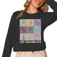 Art Teacher Life Retro Groovy Teaching Future Artists Women Long Sleeve T-Shirt, Future Teacher Gifts, Groovy Teacher Gifts, trending gift Art Teacher Life Retro Groovy Teaching Future Artists Women Long Sleeve T-Shirt, Future Teacher Gifts, Groovy Teacher Gifts, trending gift