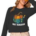 Art Teacher Pumpkin Halloween Night Men Women Women Long Sleeve T-Shirt, trending gift