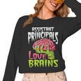 Assistant Principals Love Brains Zombie Teacher Halloween Women Long Sleeve T-Shirt, trending gift Assistant Principals Love Brains Zombie Teacher Halloween Women Long Sleeve T-Shirt, trending gift