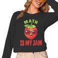 Back To School Math Is My Jam Math Teacher Women Long Sleeve T-Shirt, trending gift