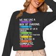Back To School Teacher We Are Like A Box Of Crayons Women Long Sleeve T-Shirt, trending gift Back To School Teacher We Are Like A Box Of Crayons Women Long Sleeve T-Shirt, trending gift