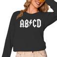 Boys Girls Teachers ABCD Rock Graphic Back To School Women Long Sleeve T-Shirt, trending gift Boys Girls Teachers ABCD Rock Graphic Back To School Women Long Sleeve T-Shirt, trending gift