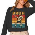 Bruh It's Field Day Teacher Happy Field Day Dabbing Boy Women Long Sleeve T-Shirt, trending gift Bruh It's Field Day Teacher Happy Field Day Dabbing Boy Women Long Sleeve T-Shirt, trending gift
