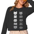 Cat Themed Artist Value Scale Educational Art Teacher Women Long Sleeve T-Shirt, trending gift Cat Themed Artist Value Scale Educational Art Teacher Women Long Sleeve T-Shirt, trending gift