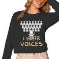 Choir Teacher Shirt I Hear Voices Chorister Tee Women Long Sleeve T-Shirt, trending gift Choir Teacher Shirt I Hear Voices Chorister Tee Women Long Sleeve T-Shirt, trending gift