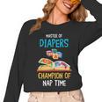 Daycare Provider Master Of Diapers Childcare Teacher Women Long Sleeve T-Shirt, trending gift Daycare Provider Master Of Diapers Childcare Teacher Women Long Sleeve T-Shirt, trending gift