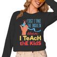 Diabetic Teacher Diabetes Awareness Insulin Blue Ribbon Women Long Sleeve T-Shirt, trending gift Diabetic Teacher Diabetes Awareness Insulin Blue Ribbon Women Long Sleeve T-Shirt, trending gift
