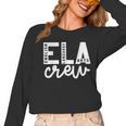 English Language Art Teacher Crew ELA Squad English Teacher Women Long Sleeve T-Shirt, English Teacher Gifts, trending gift