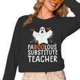 Faboolous Substitute Teacher Halloween Costume Women Long Sleeve T-Shirt, trending gift