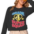 Grade 4 Super Squad Superhero Teacher Team Women Long Sleeve T-Shirt, Super Teacher Gifts, trending gift Grade 4 Super Squad Superhero Teacher Team Women Long Sleeve T-Shirt, Super Teacher Gifts, trending gift