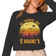Halloween Costume Teacher Love Brains Zombie Women Long Sleeve T-Shirt, trending gift Halloween Costume Teacher Love Brains Zombie Women Long Sleeve T-Shirt, trending gift