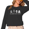 Inclusion Isn't Scary Slp Halloween Sped Teacher Ghost Mummy Women Long Sleeve T-Shirt, trending gift Inclusion Isn't Scary Slp Halloween Sped Teacher Ghost Mummy Women Long Sleeve T-Shirt, trending gift