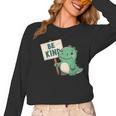 Be Kind Teacher Anti-Bullying Dino Kindness Women Men Boys Women Long Sleeve T-Shirt, trending gift Be Kind Teacher Anti-Bullying Dino Kindness Women Men Boys Women Long Sleeve T-Shirt, trending gift