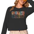 Kinder Crew Kindergarten Teacher First 1st Day Of School Women Long Sleeve T-Shirt, trending gift Kinder Crew Kindergarten Teacher First 1st Day Of School Women Long Sleeve T-Shirt, trending gift