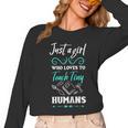 Kindergarten Teacher Shirt Humor Preschool Teacher Women Long Sleeve T-Shirt, trending gift